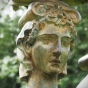 Bronzeskulptur "Griechische Sphinx" als Wasserspeier