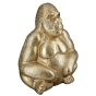 Skulptur "Gorilla" aus Aluminium