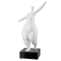 Skulptur "Lady" auf Marmorsockel