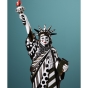 Goebel Skulptur "Golden Liberty" von Romero Britto - limitiert auf 199 Stück