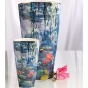 Goebel Vase "Seerosen mit Weide", klein, von Claude Monet