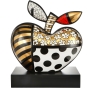 Goebel Skulptur "Golden Big Apple" von Romero Britto