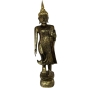 Freisteller der Abhaya-Mudra Buddhafigur aus Holz 113cm