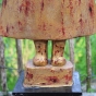 Varada-Mudra Buddhafigur - Holz - 110cm