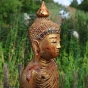 Varada-Mudra Buddhafigur - Holz - 110cm