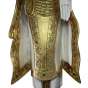 Nahansicht des Holzbuddha