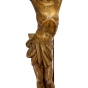 Holzskulptur "Jesus am Kreuz" um 1850