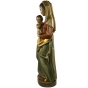Holzskulptur "Madonna mit Jesuskind im Arm"