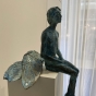Bronzeskulptur "Icaro" von Raffaella Benetti