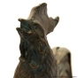 Bronzehahn-Bronzefigur - Stehender Hahn-Kunsthandel Lohmann