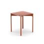 DEDON Izon Beistelltisch - 39x39cm terracotta mit Glas