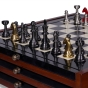 Authentic Models Schach-Set Metall GR033