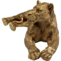 KARE Skulptur "Goldener Löwe"