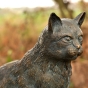 Rottenecker Bronzefigur Katze