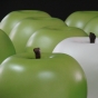Skulptur "Apple" simpel von Selma Calheira