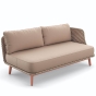 DEDON MBARQ Modul links in chestnut inkl. Kissen
