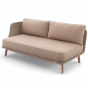DEDON MBARQ Modul rechts in chestnut inkl. Kissen