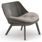 DEDON MBRACE Club chair Aluminium