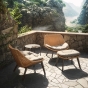 DEDON MBRACE Club chair Aluminium