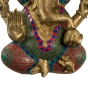 Sitzender Ganesha aus Messing - Einzelstück - 37cm