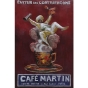 Metall - Wandbild "Café Martin Paris"