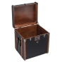 Authentic Models Beistelltisch als Koffertruhe in schwarz MF079B