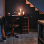 Authentic Models Holzschreibtisch MF148 Authentic Models Toledo Schreibtisch Holz klappbar desk furniture klassich 