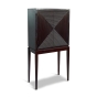 Authentic Models Art Deco Bar Likörschrank Braun