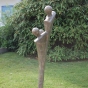 große bronzefigur familie