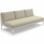 Dedon Mu Lounge Mittelmodul XXL in weiss