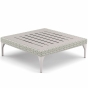 DEDON MU Hocker / Kaffeetisch in weiss mit HPL 