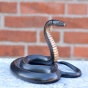 Schlange Bronzefigur 