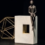 Bronzeskulptur "Pietra Filosofale" von Raffaella Benetti