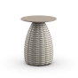 DEDON Porcini Beistelltisch ∅41cm - Farbe carrara