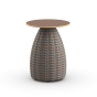 DEDON Porcini Beistelltisch ∅41cm - Farbe alba
