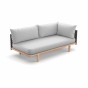 Dedon Sealine Lounge Modul links in titan