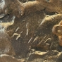 Bronzeskulptur "Abstrakte Eule" von Ladislav Hlina