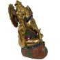 Sitzender Ganesha aus Messing - Einzelstück - 37cm