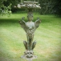 Bronzeskulptur "Griechische Sphinx" als Wasserspeier