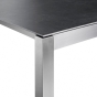 Solpuri Classic Edelstahl Esstisch 180x100cm