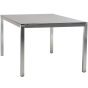 Solpuri Classic Edelstahl Tisch 100x100cm