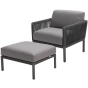 Solpuri Club Lounge Sessel inkl. Polster