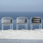 Solpuri Loop Dining Sessel inkl. Kissen, rund