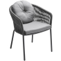Solpuri Loop Dining Sessel inkl. Kissen, rund