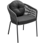 Solpuri Loop Dining Sessel inkl. Kissen, rund
