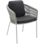 Solpuri Loop Dining Sessel inkl. Kissen eckig