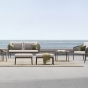 Solpuri Loop Lounge Hocker inkl. Kissen