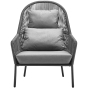 Solpuri Loop Lounge Sessel Hochlehner inkl. Kissen