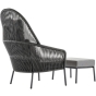 Solpuri Loop Lounge Sessel Hochlehner inkl. Kissen