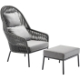 Solpuri Loop Lounge Sessel Hochlehner inkl. Kissen